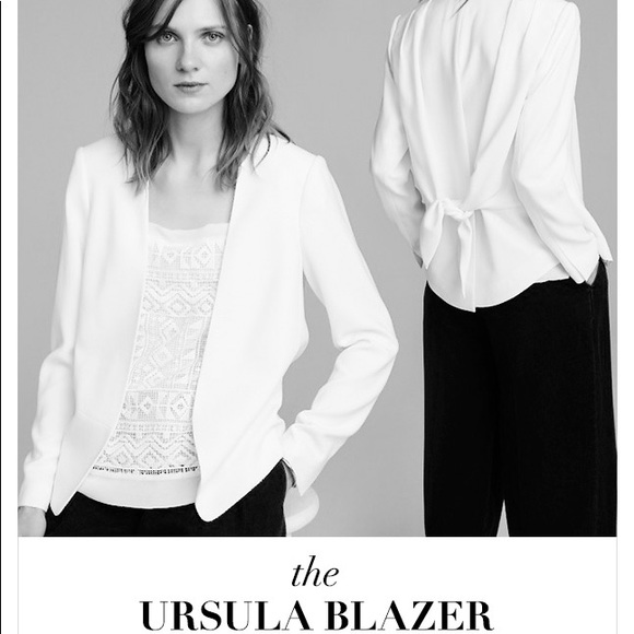 Club monaco Ursula tie back blazer size 0 - Picture 3 of 6